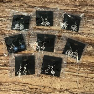 8 Pairs of Hook Earrings